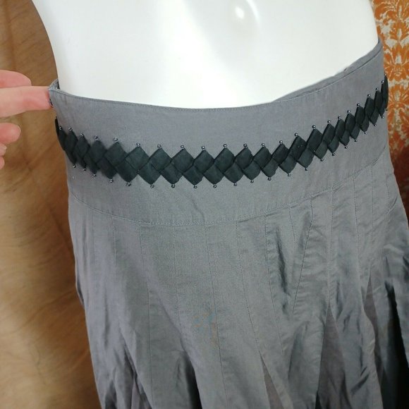 Ted Baker Flared Cotton Skirt 2 - Picture 4 of 4